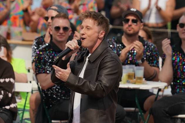 ZDF-Fernsehgarten 2026. Daniel Sommer im ZDF Fernsehgarten mit dem Motto Schlagerparty am 30.08.2026 in Mainz. Mainz ZDF Fernsehgarten Rheinland-Pfalz