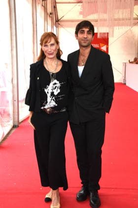Film DIe Verteidigerin Der Fall Lenzi Andrea Sawatzki Schauspielerin Sergen Meral Schauspieler Ludwigshafen 30..08.2026 am Rheinufer 22.Festival des Deutschen Films 2026 Foto Ludwigshafen