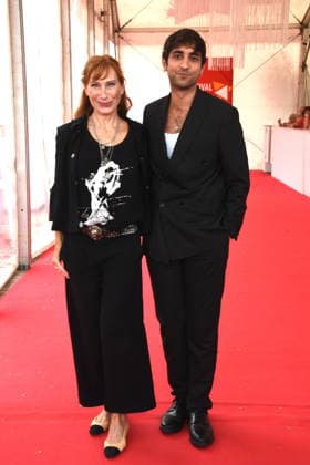 Film DIe Verteidigerin Der Fall Lenzi Andrea Sawatzki Schauspielerin Sergen Meral Schauspieler Ludwigshafen 30..08.2026 am Rheinufer 22.Festival des Deutschen Films 2026 Foto Ludwigshafen *** Movie: *The Defense Attorney: The Lenzi Case* Andrea Sawatzki, actress; Sergen Meral, actor; Ludwigshafen, August 30, 2026, on the banks of the Rhine; 22nd German Film Festival 2026; Photo: Ludwigshafen