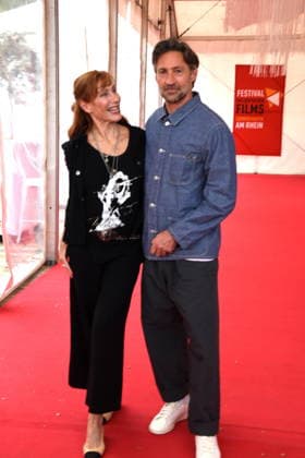 Film DIe Verteidigerin Der Fall Lenzi Andrea Sawatzki Schauspielerin Benjamin Sadler Schauspieler Ludwigshafen 30..08.2026 am Rheinufer 22.Festival des Deutschen Films 2026 Foto Ludwigshafen