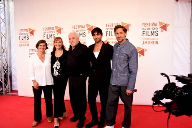 Film DIe Verteidigerin Der Fall Lenzi Daniela Goetz Festivalintendantin Andrea Sawatzki Schauspielerin Dr. Michael Goetz Festivalintendant Sergen Meral Schauspieler Benjamin Sadler Schauspieler Ludwigshafen 30..08.2026 am Rheinufer 22.Festival des Deutschen Films 2026 Foto Ludwigshafen