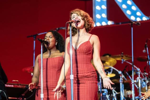Raye on stage at Leeds Festival, Bramham Park, Leeds, UK, 30-08-26 Raye on stage at Leeds Festival, Bramham Park, Leeds, UK, 30-08-26, Credit:Anthony Longstaff Anthony Longstaff - B5746 Avalon UK, West Yorkshire, Leeds, Bramham Park, Wetherby Copyright: xAnthonyxLongstaffx xAnthonyxLongstaffx-xB5746x xAvalonx 1129374978