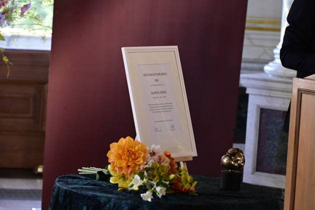 Samuel Koch bei der 27. Verleihung des renommierten Erich-Kästner-Preis an Samuel Koch durch den Presseclub Dresden im Schloss Albrechtsberg. Dresden, 30.08.2026 Copyright: xMatthiasxWehnertx