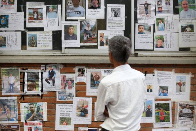 Families Search For Their Loved Ones Missing In Tibet-Nepal Floods Families and relatives of those missing in the Tibet-Nepal flood check the name images of those missing at the Tribhuvan University Teaching Hospital in Kathmandu, Nepal, on August 30, 2026. A glacier outburst along the Tibet-Nepal border caused a sudden surge in the Bhotekoshi River flowing through the Rasuwa District, resulting in large-scale damage on August 26, 2026. The event, referred to as the Himalayan Tsunami, has left more than 2,500 people missing, with the death toll rising daily and causing destruction in five districts: Rasuwa, Nuwakot, Dhading, Gorkha, and Chitwan. Kathmandu Bagmati Nepal  Copyright: xSubaasxShresthax originalFilename: shrestha-facesona260830_npzg5.jpg