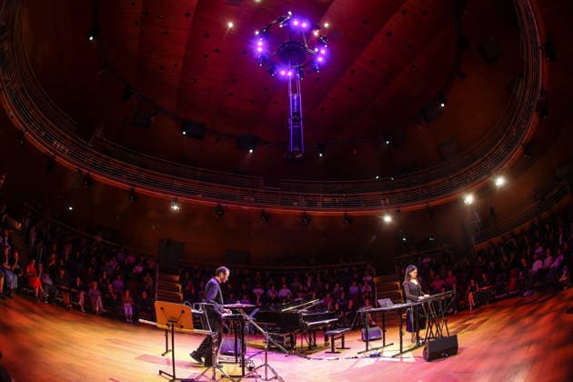 Konzert vonAnushka Chkheidze & Robert Lippok, at Boulez Saal Berlin, POP-Kultur Festival Berlin Anushka Chkheidze & Robert Lippok