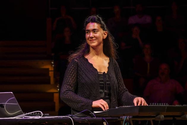 Konzert vonAnushka Chkheidze & Robert Lippok, at Boulez Saal Berlin, POP-Kultur Festival Berlin Anushka Chkheidze & Robert Lippok