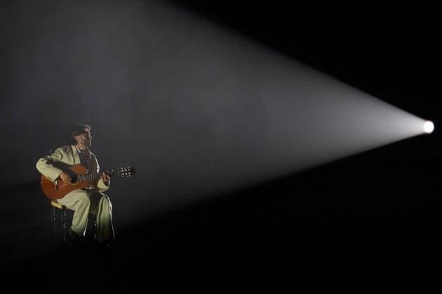 Arts, Musik, Yerai Cortes Auftritt in Pamplona Yerai CortÃ s performs at Flamenco On Fire festival in Pamplona PAMPLONA, NAVARRA, SPAIN, AUGUST 29, 2026: Spanish flamenco guitarist Yerai CortÃ s performs his show Solo? during the Flamenco On Fire festival at the Baluarte Auditorium in Pamplona, Navarra. CortÃ s performed alone with his guitar in a minimalist stage production. Pamplona Spain Copyright: x xUnaixBeroizx xJNAxPressx