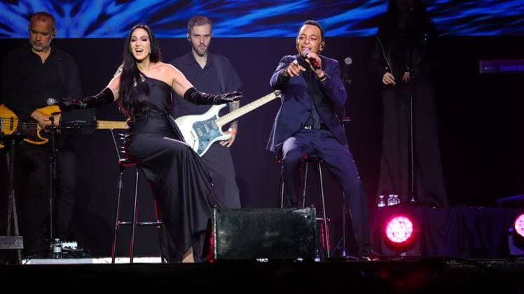 RECORD DATE NOT STATED show jon secada in Sao Paulo Sao Paulo (SP), 08 30 2026 - Show Jon Secada Espaco Unimed Sao Paulo - Show by singer Jon Secada, with participation by Marina Elali, on the evening of Sunday, 08 30 2026, at Espaco Unimed, in Sao Paulo.(Foto: Milene Cardoso Thenews2 imago images) show jon secada in Sao Paulo  Copyright: xMilenexCardosox