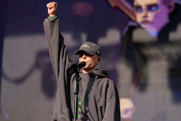 Ren performs at All Points East Festival in London, UK - 30 Aug 2026 Ren Gill, known professionally as Ren seen performing on stage at All Points East Festival. Ren Gill, known professionally as Ren performing at All Points East Festival on August 30th on the main stage ahead of Twenty One Pilots. London United Kingdom Copyright: xBonniexBritainx xSOPAxImagesx AP209416