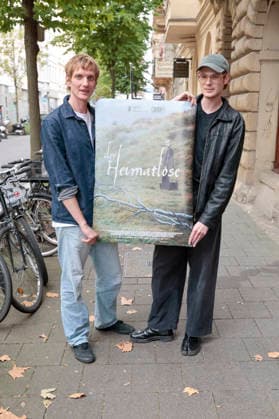 Paul Boche und Philip Froissant beim Screening des Kinofilms Der Heimatlose in der Filmpalette. Köln, 30.08.2026