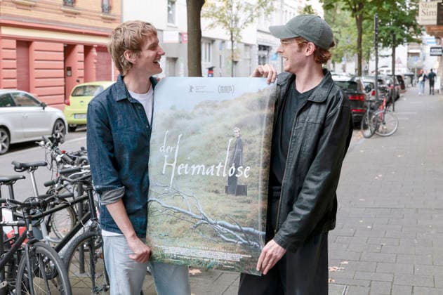 Paul Boche und Philip Froissant beim Screening des Kinofilms Der Heimatlose in der Filmpalette. Köln, 30.08.2026