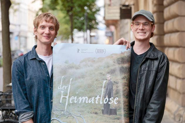 Paul Boche und Philip Froissant beim Screening des Kinofilms Der Heimatlose in der Filmpalette. Köln, 30.08.2026