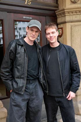 Philip Froissant und Kai Stänicke beim Screening des Kinofilms Der Heimatlose in der Filmpalette. Köln, 30.08.2026