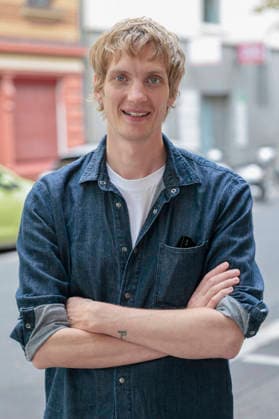 Paul Boche beim Screening des Kinofilms Der Heimatlose in der Filmpalette. Köln, 30.08.2026