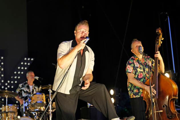 Dick Brave live bei einem Konzert auf dem Waltroper Parkfest 2026 im Stadtpark. Waltrop, 30.08.2026
