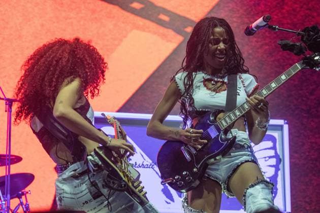 Nova Twins performing live at All Points East, in London, United Kingdom, on 30 August 2026 Nova Twins performing live at All Points East, in London, United Kingdom, on 30 August 2026, Credit:Sarah Tsang Avalon  Copyright: xSarahxTsangx xAvalonx 1129473758