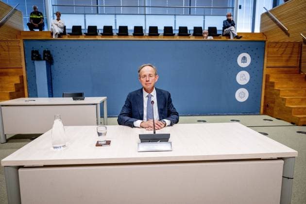 THE HAGUE Kees van der Staaij during the public hearings of the parliamentary inquiry committee into the coronavirus policy. During the coronavirus period, he was a Member of Parliament and party leader for the SGP. ROBIN UTRECHT ANP netherlands out - belgium out  Copyright: xx x566679910x originalFilename: 566679910.jpg