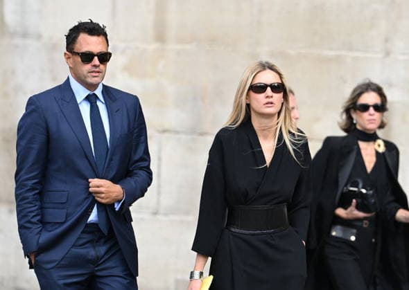 Mathilde Favier Funeral - Paris Guest during the funeral of Mathilde Favier, director of public relations for Christian Dior Couture, at the Saint-Sulpice church in Paris, France, on August 31, 2026. She died in a car accident with her partner, French producer Nicolas Altmayer, on August 17, aged 57 and 61, respectively. Photo by Florian Poitout ABACAPRESS.COM Paris France  Copyright: xPoitoutxFlorian ABACAx