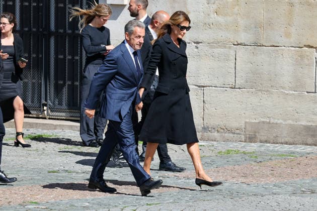 Nicolas Sarkozy and his wife Carla Bruni Sarkozy arrive at the funeral of Mathilde Favier at the Church of Saint Sulpice in Paris, August 31, 2026 Dominique Jacovides Cyril Moreau Bestimage Arrivals at the funeral of Mathilde Favier at the Church of Saint Sulpice in Paris on August 31, 2026 Paris, France  Copyright: xJACOVIDES-MOREAUx xBESTIMAGExJACOVIDES-MOREAUx xBESTIMAGEx
