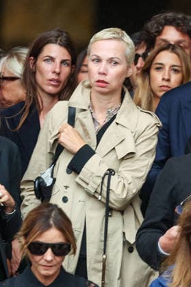 Guest: Leaving Mathilde Favier’s funeral at the Church of Saint Sulpice in Paris on August 31, 2026. Dominique Jacovides, Cyril Moreau, Bestimage. Paris, France  Copyright: xJACOVIDES-MOREAUx xBESTIMAGExJACOVIDES-MOREAUx xBESTIMAGEx