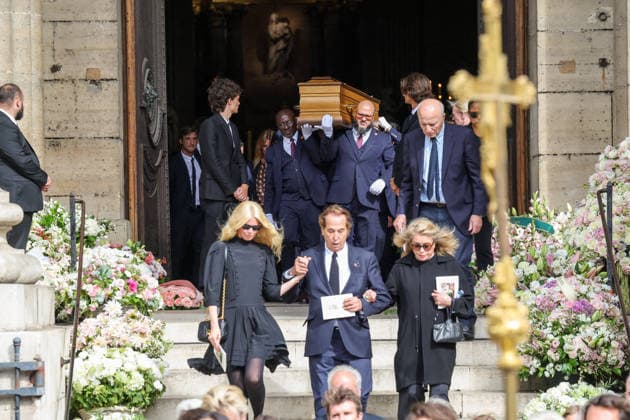 Claudia Schiffer, Gilles Dufour, Catherine Deneuve and the deceased’s loved ones Leaving Mathilde Favier’s funeral at the Church of Saint Sulpice in Paris on August 31, 2026 Dominique Jacovides Cyril Moreau Bestimage Leaving Mathilde Favier’s funeral at the Church of Saint Sulpice in Paris on August 31, 2026, Paris, France  Copyright: xJACOVIDES-MOREAUx xBESTIMAGExJACOVIDES-MOREAUx xBESTIMAGEx