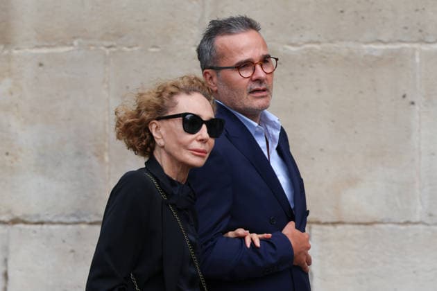 Obseques de Mathilde Favier Ã Paris Marisa Berenson Obseques de Mathilde Favier Ã Paris Ã l Eglise Saint-Sulpice le 31 aout 2026. Mathilde Favier s funeral in Paris at the Church of Saint-Sulpice on August 31, 2026.  Copyright: xFabricexChasseryx