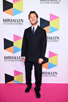 STOCKHOLM, SWEDEN 20260831 Viktor Frisk arrives on the red carpet ahead of the Kristallen Awards at Cirkus in Stockholm STOCKHOLM SWEDEN x10430x  Copyright: xChristinexOlsson TTx KRISTALLENGALAN 2026 8XyGUll7gdI