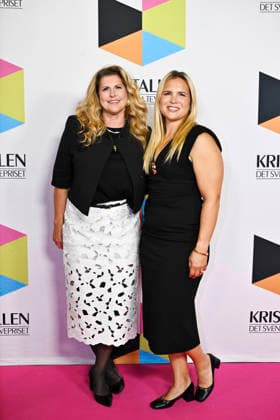 STOCKHOLM, SWEDEN 20260831 Filippa Radin and Anja Pärson arrive on the red carpet ahead of the Kristallen Gala at Cirkus in Stockholm STOCKHOLM SWEDEN x10430x  Copyright: xChristinexOlsson TTx KRISTALLENGALAN 2026 koygd792Ob0