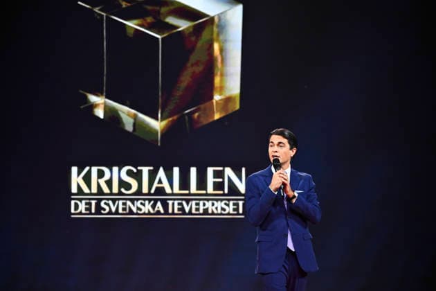 STOCKHOLM, SWEDEN 20260831 Host Messiah Hallberg at the Kristallen Awards at Cirkus in Stockholm STOCKHOLM, SWEDEN x10430x  Copyright: xChristinexOlsson TTx KRISTALLENGALAN 2026 O2eifXjkaVE