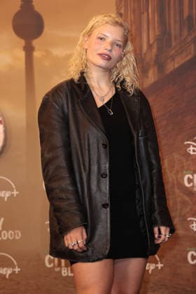 Luisa Celine Gaffron bei der City of Blood (Disney+) Serien Premiere am 31.08.2026 in Berlin Luisa Celine Gaffron attends the premiere og Hulu s City of Blood season 1 premiere on August 31, 2026 at Kino International in Berlin, Germany City of Blood Serien Premiere in Berlin