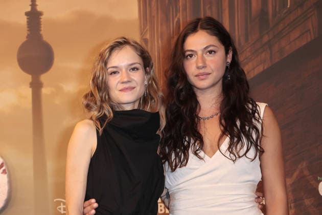 Lea Drinda and Soma Pysall attend the premiere og Hulu s City of Blood season 1 premiere on August 31, 2026 at Kino International in Berlin, Germany Hulu s City of Blood season 1 premiere in Berlin, Germany