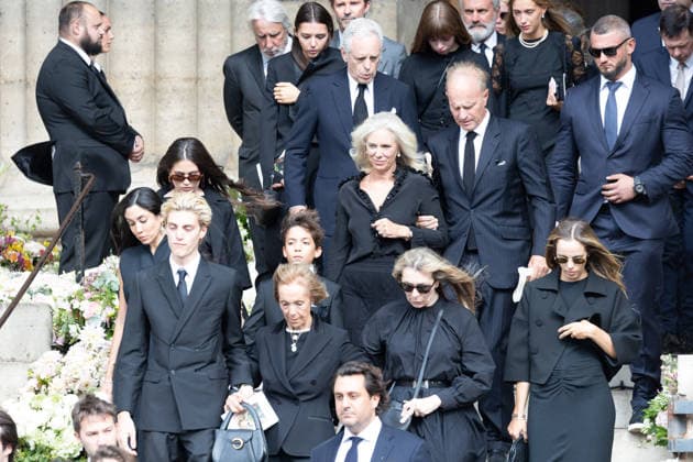 Mathilde Favier Funeral - Paris RL People during the funeral of Mathilde Favier, director of public relations for Christian Dior Couture, at the Saint-Sulpice church in Paris, France, on August 31, 2026. She died in a car accident with her partner, French producer Nicolas Altmayer, on August 17, aged 57 and 61, respectively. Photo by Raphael Lafargue ABACAPRESS.COM Paris France  Copyright: xLafarguexRaphael ABACAx