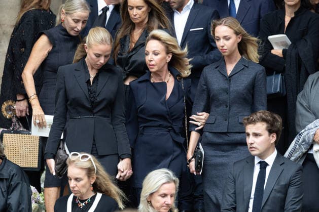 Mathilde Favier Funeral - Paris RL Princess Maria Carolina of Bourbon-Two Sicilies, Camilla of Bourbon-Two Sicilies and Princess Maria Chiara of Bourbon-Two Sicilies during the funeral of Mathilde Favier, director of public relations for Christian Dior Couture, at the Saint-Sulpice church in Paris, France, on August 31, 2026. She died in a car accident with her partner, French producer Nicolas Altmayer, on August 17, aged 57 and 61, respectively. Photo by Raphael Lafargue ABACAPRESS.COM Paris France Copyright: xLafarguexRaphael ABACAx