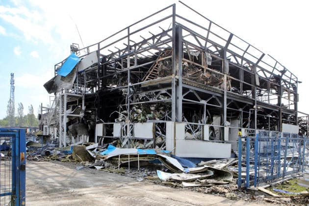 A building is affected by the consequences of a Russian attack on an ammunition storage facility, which led to detonations, Myla, Bucha district, Kyiv region, Ukraine, August 31, 2026. On August 28, Russian troops struck an ammunition storage facility, sparking a fire and detonations. So far, 38 people have been confirmed dead, and four remain missing. Most of the victims - 34 people - were residents and staff of Dobryi Dim, a private boarding house for the elderly. Law enforcement has opened criminal proceedings under articles relating to the crime of aggression and negligent military service. (Photo by Volodymyr Tarasov Ukrinform) Detonations in Kyiv region kill 38 people  Copyright: xTARASOVx