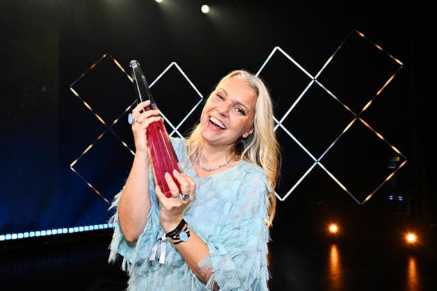 STOCKHOLM, SWEDEN 20260831 Carina Bergfeldt with the Crystal Award for Faktaprogram of the Year at the 2026 Crystal Gala at Cirkus in Stockholm STOCKHOLM SWEDEN x10430x  Copyright: xChristinexOlsson TTx KRISTALLENGALAN 2026 nNndmqMOJ4E