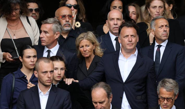 Obseques de Mathilde Favier en l™Ã glise Saint-Sulpice a Paris Obseques de Mathilde Favier en l™Ã glise Saint-Sulpice a Paris Paris, le 31 Aout 2026 Claire Chazal  Copyright: xDavidxKerx