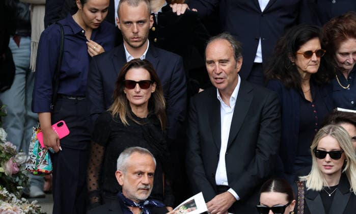 Obseques de Mathilde Favier en l™Ã glise Saint-Sulpice a Paris Obseques de Mathilde Favier en l™Ã glise Saint-Sulpice a Paris Paris, le 31 Aout 2026 Pictures : Camille Cottin Pictures : Camille Cottin & Xavier Niel  Copyright: xDavidxKerx