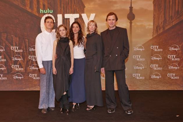 City of Blood Franz Hartwig, Lea Drinda, Soma Pysall, Jenny Schily, Lars Eidinger Premiere City of Blood im Kino International, Berlin Datum: 31.08.2026 Copyright: xEventpress Kratschx