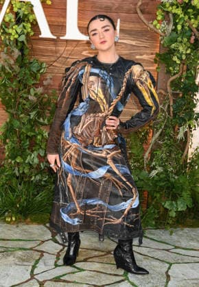 WESTWOOD, CA - AUGUST 31: Maisie Williams at the US Premiere of Practical Magic 2 on August 31, 2026 at Director™s Village in Westwood, California. Copyright: xJeffreyxMayerx