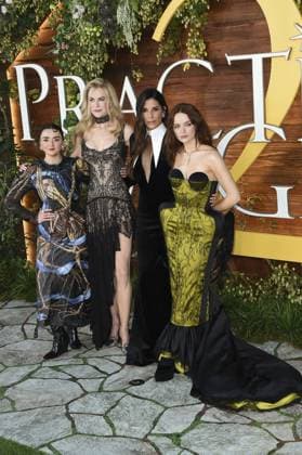 Nicole Kidman, Sandra Bullock, Maisie Williams, Joey King at arrivals for PRACTICAL MAGIC 2 Premiere, Directors Village Westwood Theater - American Cinematheque, Los Angeles, CA, August 31, 2026. Photo By: Elizabeth Goodenough Everett Collection PRACTICAL MAGIC 2 Premiere PUBLICATIONXNOTxINxCANxCHNxFRAxITAxJPNxNORxPOLxRUSxESPxUKxUSA