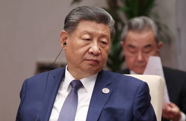 Kyrgyzstan SCO Summit 9232354 01.09.2026 Chinese President Xi Jinping attends a session of the Shanghai Cooperation Organization (SCO) summit in Bishkek, Kyrgyzstan. Vyacheslav Prokofiev Sputnik Bishkek Kyrgyzstan  Copyright: xVyacheslavxProkofievx