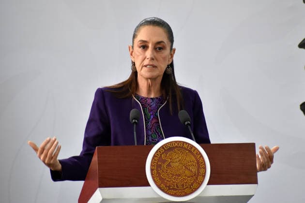 News - Mexico™s President Claudia Sheinbaum Holds Press Conference to Mark First Day of Classes Mexican President Claudia Sheinbaum Pardo speaks during a press conference on the first day of the 2026-2027 school year, held at the Technical Secondary School No. 10 "Artes Graficas" on August 31, 2026 in Mexico City, Mexico. Copyright: xLuisxBarronx xEyepixxGroup Eyepixx xLiveMediax LPN_2632859