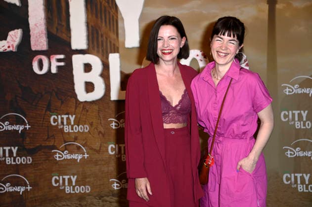 Jennifer Ulrich und Laura Fischer bei der Premiere der Hulu Original Serie City of Blood im Kino International. Berlin, 31.08.2026