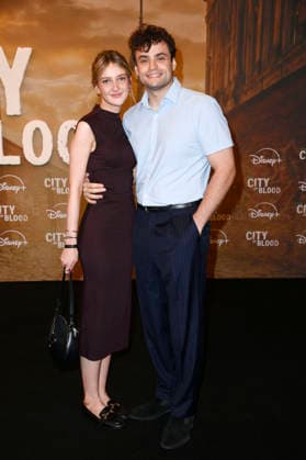 Daniel Zorn mit Laura bei der Premiere der Hulu Original Serie City of Blood im Kino International. Berlin, 31.08.2026