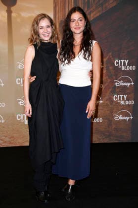 Lea Drinda und Soma Pysall bei der Premiere der Hulu Original Serie City of Blood im Kino International. Berlin, 31.08.2026