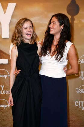 Lea Drinda und Soma Pysall bei der Premiere der Hulu Original Serie City of Blood im Kino International. Berlin, 31.08.2026