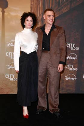 Melika Foroutan und David Schütter bei der Premiere der Hulu Original Serie City of Blood im Kino International. Berlin, 31.08.2026