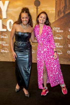 ABB CITYBLOOD- Paula Essam und Sarah Alles zu Gast bei der Premiere der deutschen Hulu Original Serie City of Blood im Kino International am 31.AUGUST 2026 in Berlin Berlin Deutschland