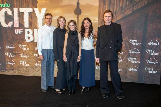 ABB CITYBLOOD- Jenny Schily, Lea Drinda, Soma Pysall und Lars Eidinger zu Gast bei der Premiere der deutschen Hulu Original Serie City of Blood im Kino International am 31.AUGUST 2026 in Berlin Berlin Deutschland
