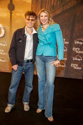 ABB CITYBLOOD- Max Schimmelpfennig und Sarah Loewentraut zu Gast bei der Premiere der deutschen Hulu Original Serie City of Blood im Kino International am 31.AUGUST 2026 in Berlin Berlin Deutschland